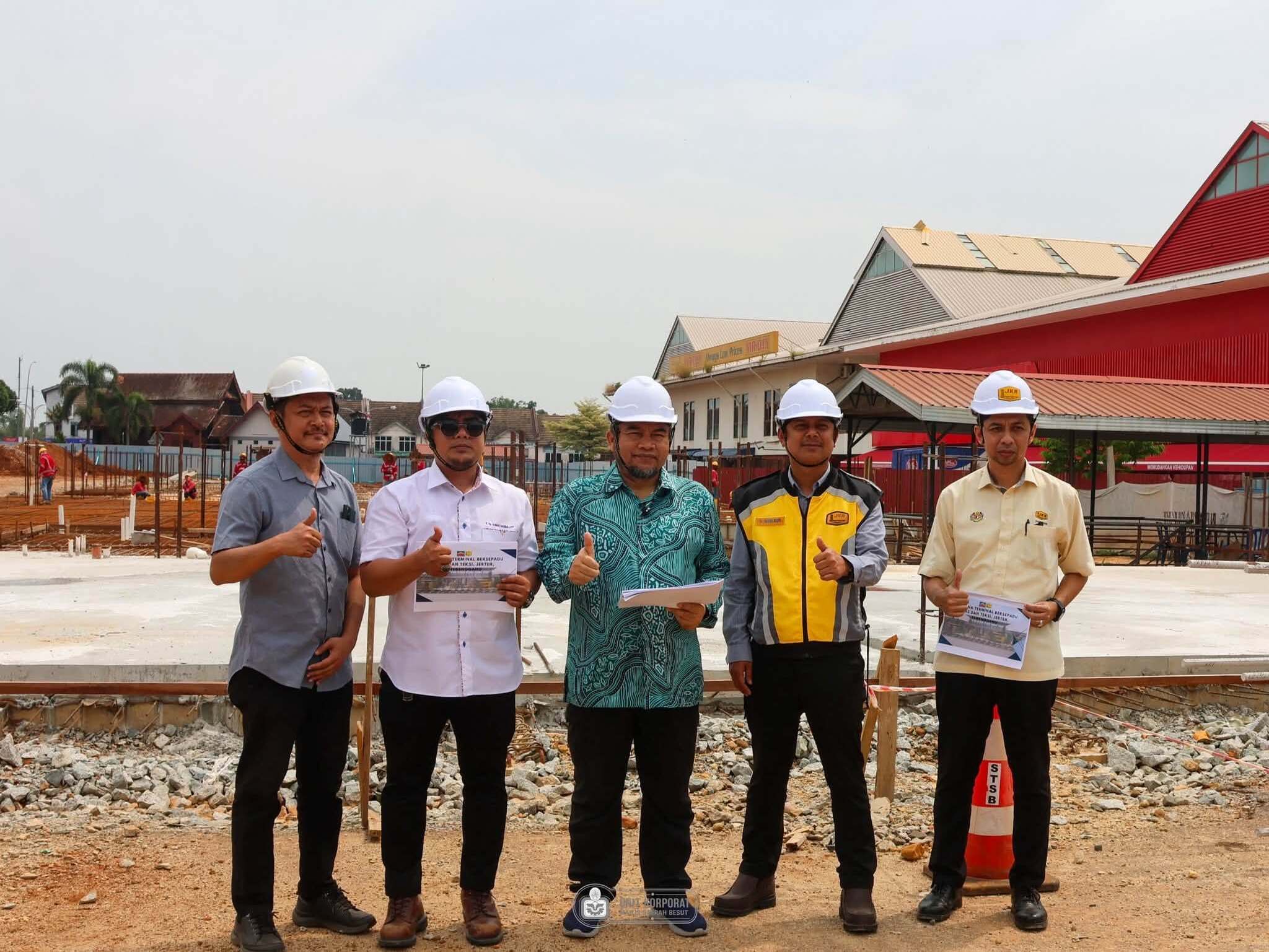 LAWATAN TAPAK PROJEK PEMBANGUNAN DI BANDAR JERTIH