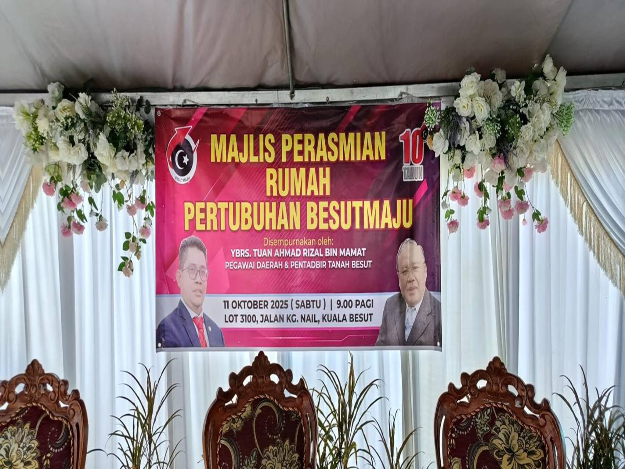 Majlis Perasmian Rumah Pertubuhan BesutMaju