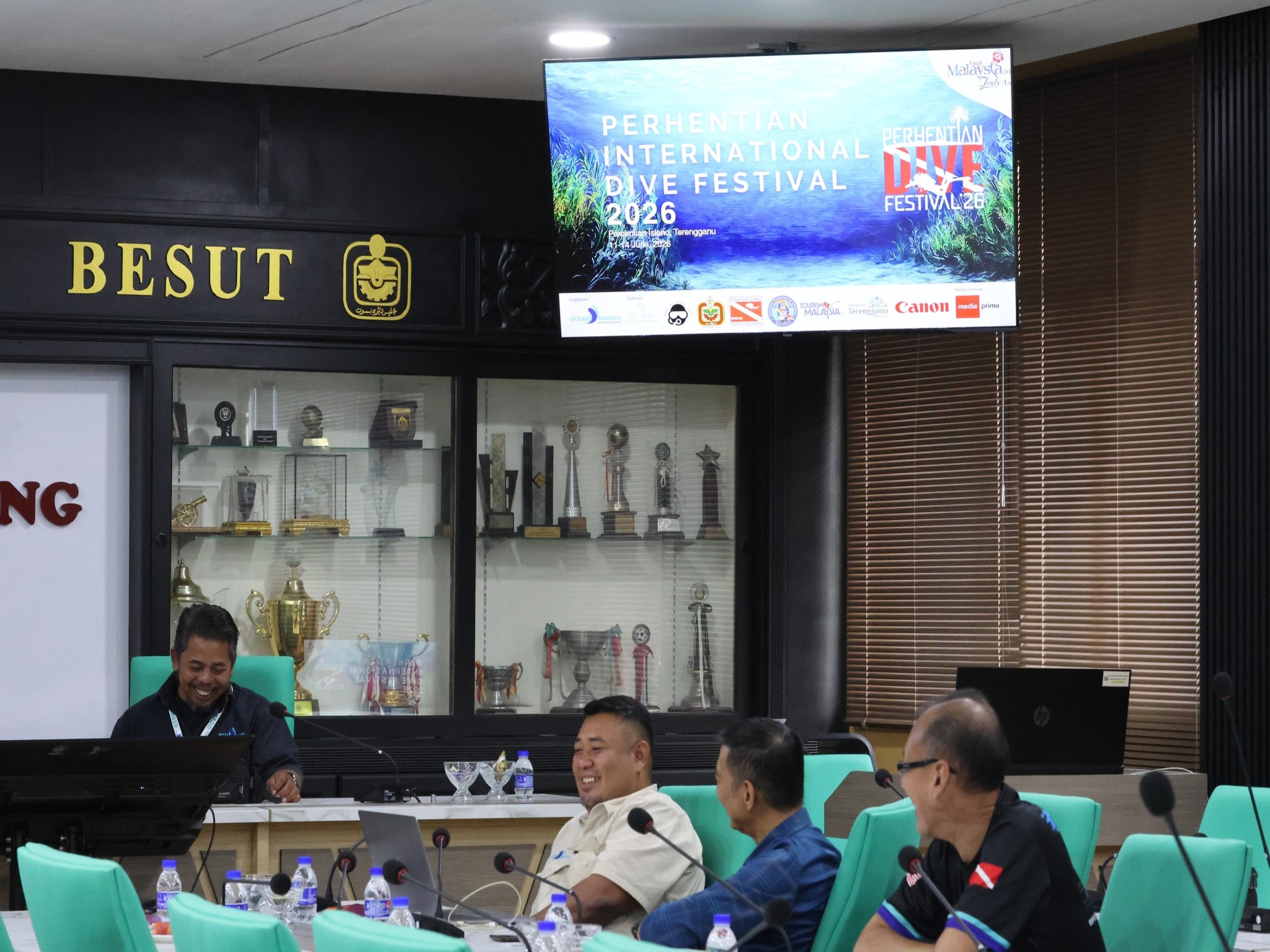 20 Januari 2026 | Selasa - Perbincangan Kerjasama Strategik  Perhentian International Dive Festival 2026