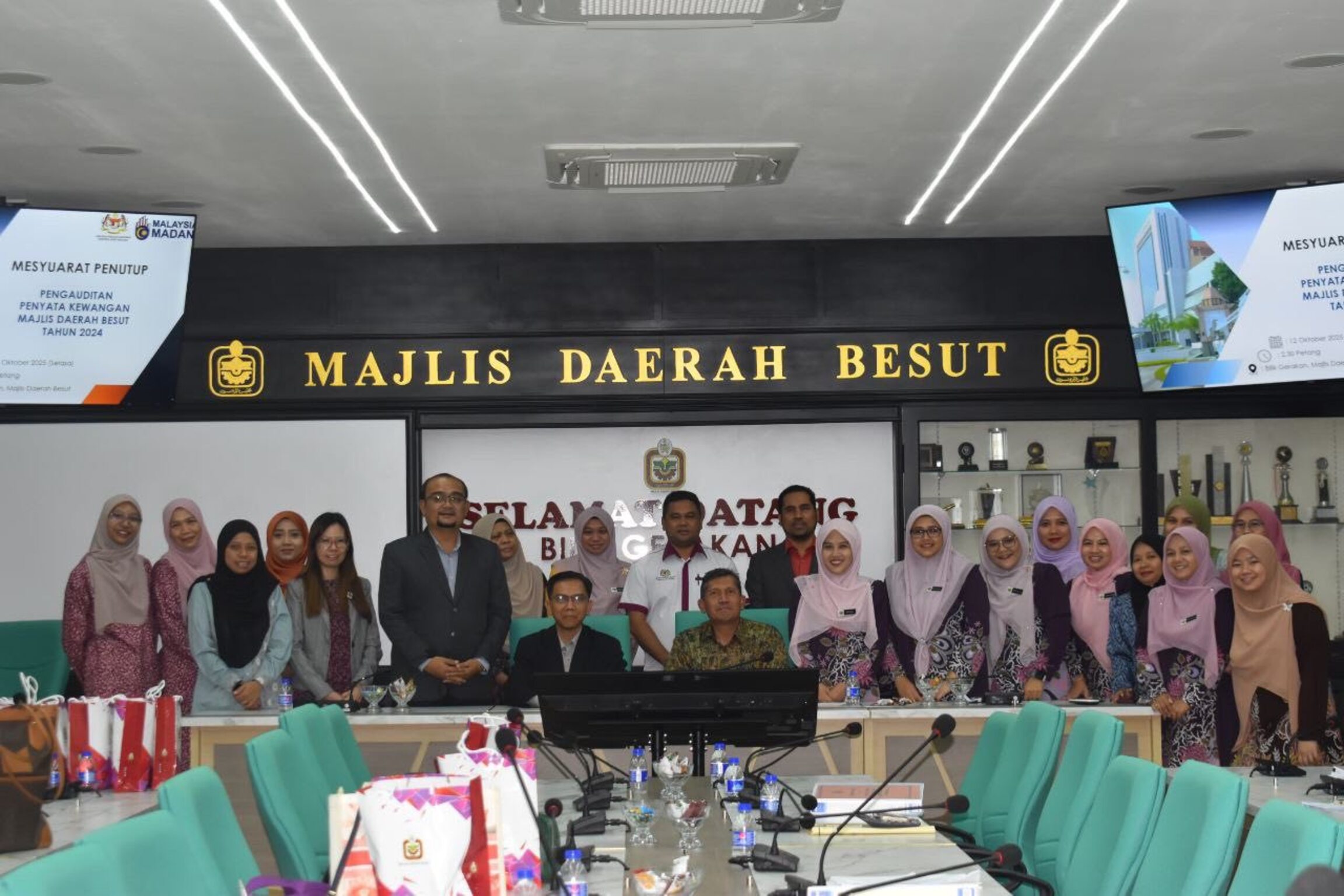 MESYUARAT PENUTUP PENGAUDITAN PENYATA KEWANGAN MAJLIS DAERAH BESUT BAGI TAHUN BERAKHIR 31 DISEMBER 2024